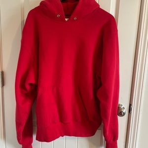 Women’s XL plain red hoodie